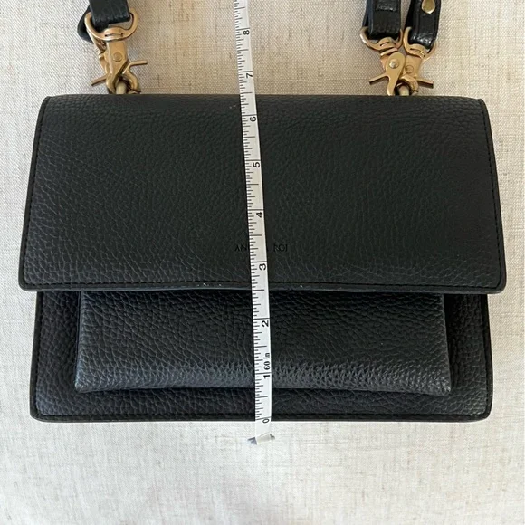 Angela Roi Eloise Vegan Leather Satchel Crossbody Bag - Picture 11 of 13